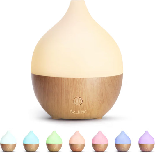 Aroma Mist Diffuser (white & wood grain)