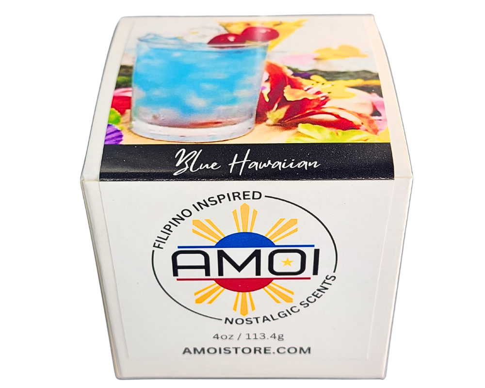 4oz Container Candle – Blue Hawaiian
