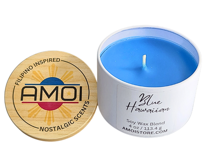 4oz Container Candle – Blue Hawaiian