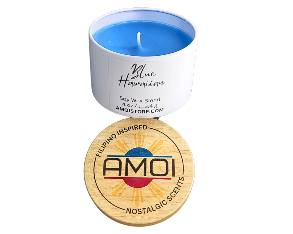 4oz Container Candle – Blue Hawaiian